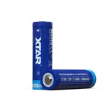 Accumulateur Li-Ion XTAR 21700 4900mAh 3.6V - 2C Décharge max - Protégé -Neuf