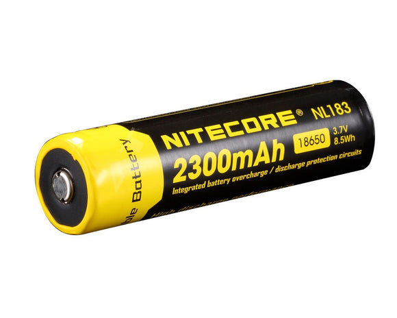 Accumulateur li-Ion Nitecore 18650 2300mAh 3.6V - 1C Décharge max - Protégé - Neuf