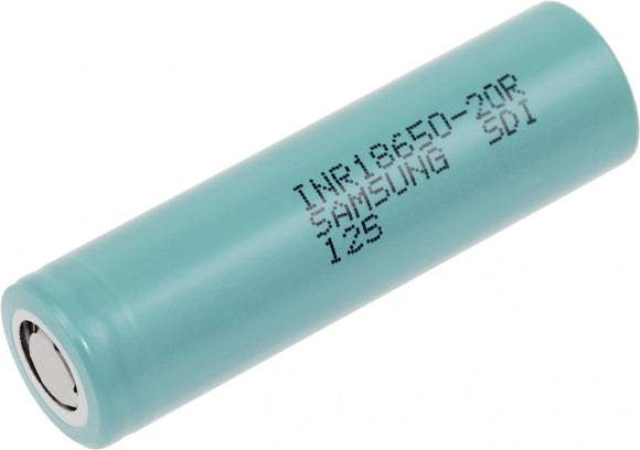 Accumulateur li-Ion Samsung INR18650-20R 2000mAh 3.6V - 11C Décharge max - Neuf