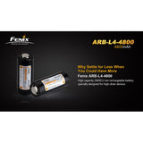Accumulateur li-Ion Fenix ARB-L4-4800 26650 3.6V 4800mAh - 1.45C Décharge max - Neuf