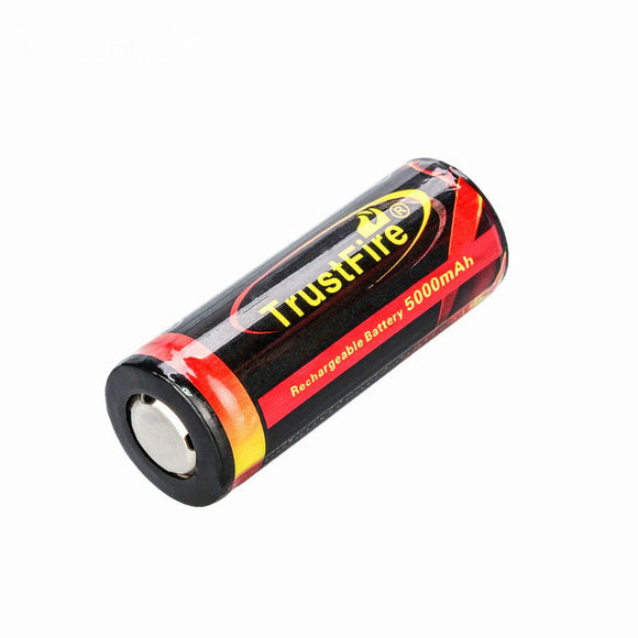 Accumulateur Li-Ion Trustfire TF26650 26650 5000mAh 3.7 - 2C Décharge max - Protégé - Neuf