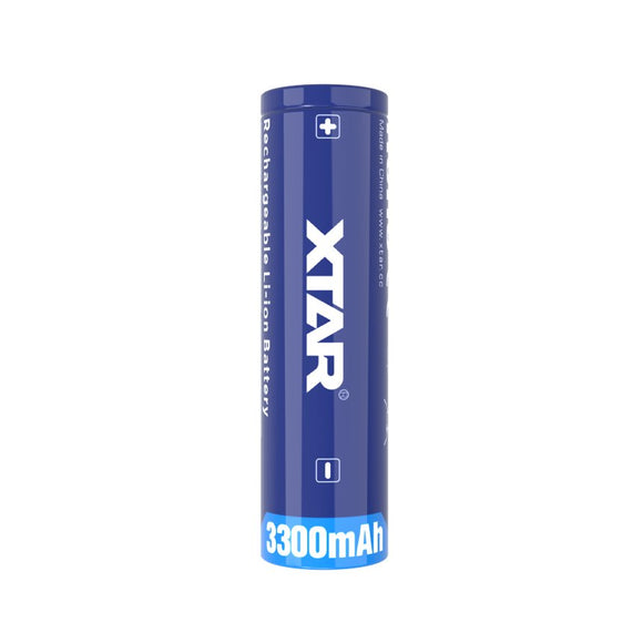 Accumulateur Li-Ion XTAR 18650 3300mAh 3.7V - 3C Décharge max - Protégé -Neuf