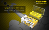 Accumulateur Li-Ion Nitecore IMR18650 18650 2600mAh 3.7V - 10C Décharge max - Protégé - Neuf