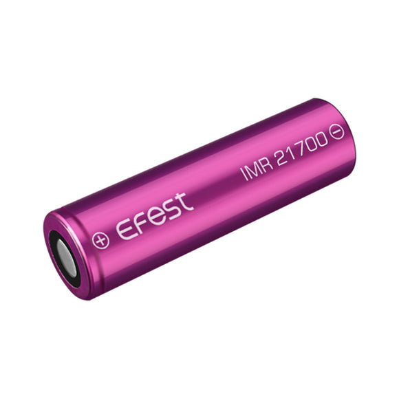 Accumulateur Li-Ion Efest IMR21700 5000mAh 3.7V - 2C Décharge max - Neuf