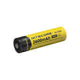 Accumulateur Li-Ion Nitecore 18650 NL1826 2600mAh 3.7V - 1.5A Décharge max - Protégé - Neuf