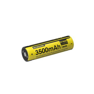 Accumulateur Li-Ion Nitecore 18650 NL1835R 3500mAh 3.6V - 1.5C Décharge max - Protégé - micro-USB - Neuf