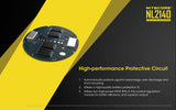 Accumulateur Li-Ion Nitecore 21700 NL2140 4000mAh 3.6V - 1.25C Décharge max - Protégé - Neuf