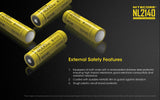 Accumulateur Li-Ion Nitecore 21700 NL2140 4000mAh 3.6V - 1.25C Décharge max - Protégé - Neuf