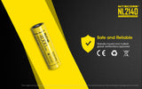 Accumulateur Li-Ion Nitecore 21700 NL2140 4000mAh 3.6V - 1.25C Décharge max - Protégé - Neuf