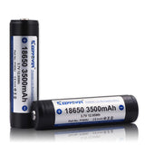 Accumulateur Li-Ion Keeppower 18650 3500mAh 3.7V - 3C Décharge max - Protégé - Neuf