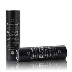 Accumulateur Li-Ion Keeppower IMR18650 NH1826 18650 2600mAh 3.V - 12C Décharge max - Neuf