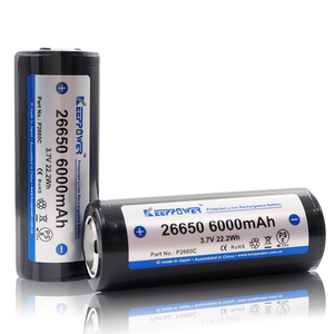 Accumulateur Li-Ion Keeppower P2660C 26650 6000mAh 3.7V - 2.5C Décharge max - Neuf