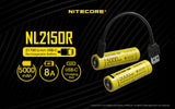 Accumulateur Li-Ion Nitecore 21700 NL2150R 5000mAh 3.6V - 1C Décharge max - USB-C - Protégé - Neuf