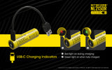 Accumulateur Li-Ion Nitecore 21700 NL2150R 5000mAh 3.6V - 1C Décharge max - USB-C - Protégé - Neuf