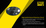 Accumulateur Li-Ion Nitecore 21700 NL2150R 5000mAh 3.6V - 1C Décharge max - USB-C - Protégé - Neuf