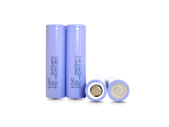 Accumulateur li-Ion Samsung INR18650-36G 18650 3350mAh 3.6V - 2.4C Décharge max - Neuf