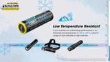 Accumulateur Li-Ion Nitecore 21700 NL2142LTHPR 4200mAh 3.6V - 3.6C Décharge max - Protégé - USB C - Neuf