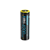 Accumulateur Li-Ion Nitecore 21700 NL2142LTHPR 4200mAh 3.6V - 3.6C Décharge max - Protégé - USB C - Neuf