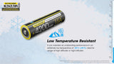 Accumulateur Li-Ion Nitecore 21700 NL2142LTHPi 4200mAh 3.6V - 3.6C Décharge max - Protégé - Neuf
