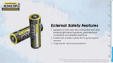 Accumulateur Li-Ion Nitecore 21700 NL2142LTHPi 4200mAh 3.6V - 3.6C Décharge max - Protégé - Neuf