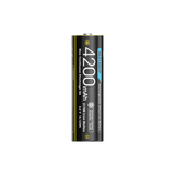 Accumulateur Li-Ion Nitecore 21700 NL2142LTP 4200mAh 3.6V - 1.9C Décharge max - Protégé - Neuf