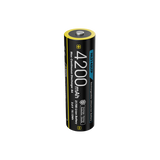 Accumulateur Li-Ion Nitecore 21700 NL2142LTP 4200mAh 3.6V - 1.9C Décharge max - Protégé - Neuf