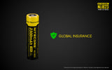 Accumulateur li-Ion Nitecore 18650 2300mAh 3.6V - 1C Décharge max - Protégé - Neuf