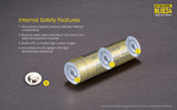 Accumulateur Li-Ion Nitecore 18650 NL1834 3400mAh 3.7V - 1.2C Décharge max - Protégé - Neuf