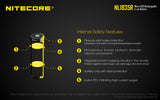 Accumulateur Li-Ion Nitecore 18650 NL1835R 3500mAh 3.6V - 1.5C Décharge max - Protégé - micro-USB - Neuf