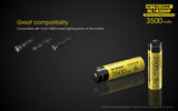 Accumulateur li-Ion Nitecore NL1835HP 18650 3500mAh 3.6V - 8A Décharge max - Protégé - Neuf