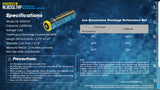 Accumulateur Li-Ion Nitecore NL1835LTHP 18650 3500mAh 3.6V - 1.5C Décharge max - Protégé - Neuf