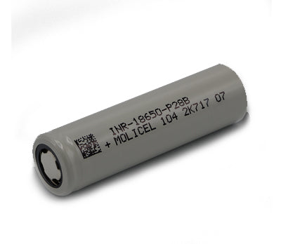 Accumulateur Li-Ion Molicel INR18650-P28B 2800mAh 3.6V - 14.3C Décharge max - Neuf