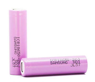 Accumulateur li-Ion Samsung ICR18650-26J 2600mAh 3.6V - 2C Décharge max - Neuf