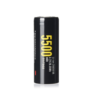 Accumulateur Li-Ion Soshine 26650P 26650 5500mAh 3.7 - 1C Décharge max - Protégé - Neuf