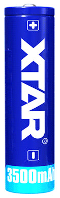 Accumulateur Li-Ion XTAR 18650 3500mAh 3.7V - 3C Décharge max - Protégé -Neuf