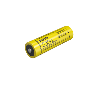 Accumulateur Li-Ion Nitecore 21700 NL2153 5300mAh 3.6V - 1.6C Décharge max - Protégé - Neuf
