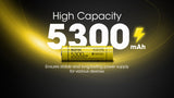 Accumulateur Li-Ion Nitecore 21700 NL2153 5300mAh 3.6V - 1.6C Décharge max - Protégé - Neuf