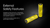 Accumulateur Li-Ion Nitecore 21700 NL2153 5300mAh 3.6V - 1.6C Décharge max - Protégé - Neuf