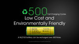 Accumulateur Li-Ion Nitecore 21700 NL2153 5300mAh 3.6V - 1.6C Décharge max - Protégé - Neuf