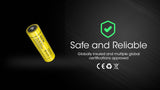 Accumulateur Li-Ion Nitecore 21700 NL2153 5300mAh 3.6V - 1.6C Décharge max - Protégé - Neuf