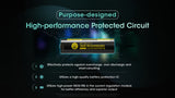 Accumulateur li-Ion Nitecore NL1836R 18650 3600mAh 3.6V - 6A Décharge max - USB C - Protégé - Neuf