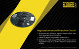 Accumulateur Li-Ion Nitecore 21700 NL2150HPi 5000mAh 3.6V - 3C Décharge max - Protégé - Neuf
