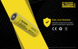 Accumulateur Li-Ion Nitecore 21700 NL2150HPi 5000mAh 3.6V - 3C Décharge max - Protégé - Neuf