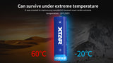 Accumulateur Li-Ion XTAR 21700 4900mAh 3.6V - 2C Décharge max - Protégé -Neuf