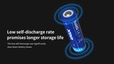 Accumulateur Li-Ion XTAR 21700 5000mAh 3.6V - 2C Décharge max - Protégé -Neuf