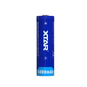 Accumulateur Li-Ion XTAR 21700 5000mAh 3.6V - 2C Décharge max - Protégé -Neuf
