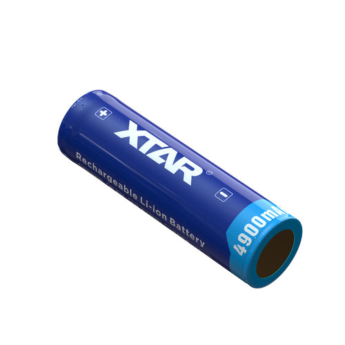 Accumulateur Li-Ion XTAR 21700 4900mAh 3.6V - 2C Décharge max - Protégé -Neuf