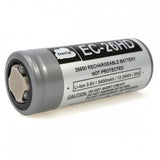 Accumulateur Li-Ion Enercig EC-26HD 26650 3400mAh 3.6V - 9C Décharge max - Neuf
