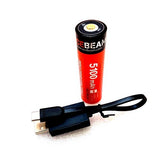 Accumulateur Li-Ion Acebeam IMR21700NP-510A-USB 21700 5100mAh 3.7V - 4C Décharge max - Avec USB-C - Neuf