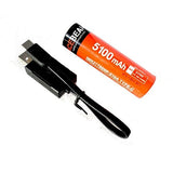 Accumulateur Li-Ion Acebeam IMR21700NP-510A-USB 21700 5100mAh 3.7V - 4C Décharge max - Avec USB-C - Neuf